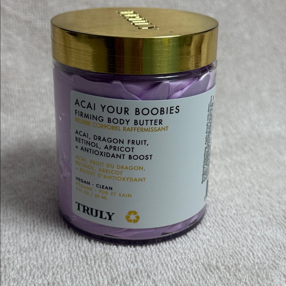 Truly Acai Your Boobies - Firming Body Butter - New